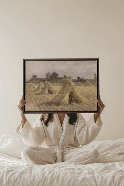 FELD DER ERINNERUNGEN, Werk auf gespannter Leinwand