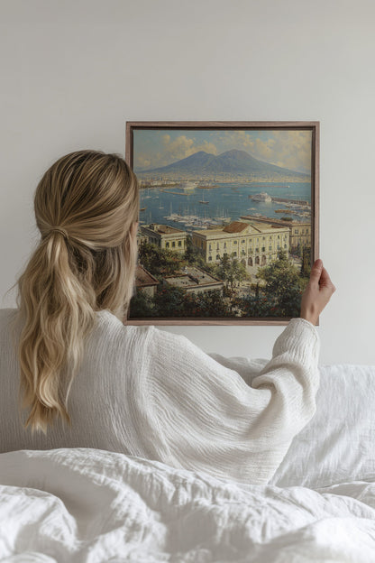 GOLDENE BUCHT, Werk auf gespannter Leinwand