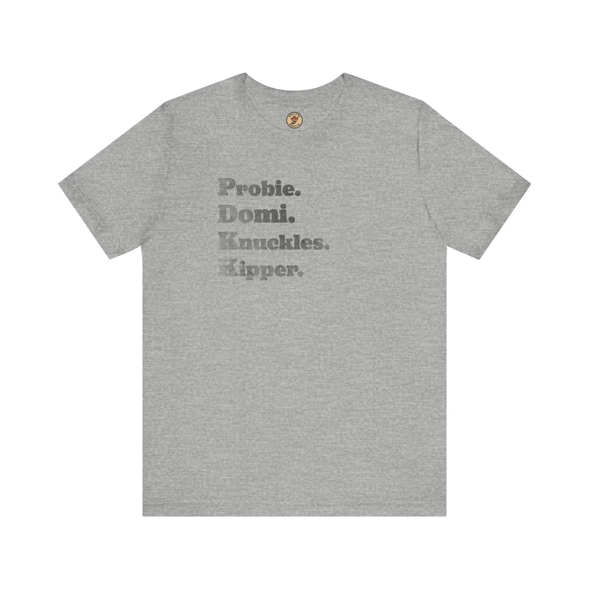 Probie Domi Knuckles Kipper T-Shirt - NHL Hockey Fighters - Maple Stick Hockey Co. - True Fan