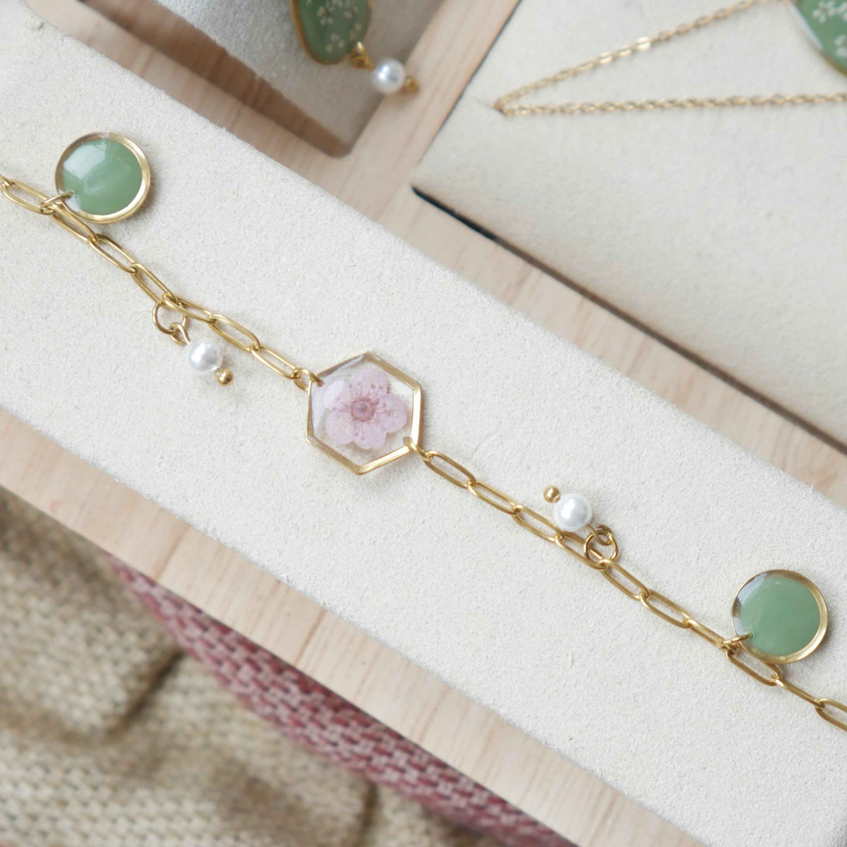 Bracelet trio et perle - Edition spéciale automne 2025