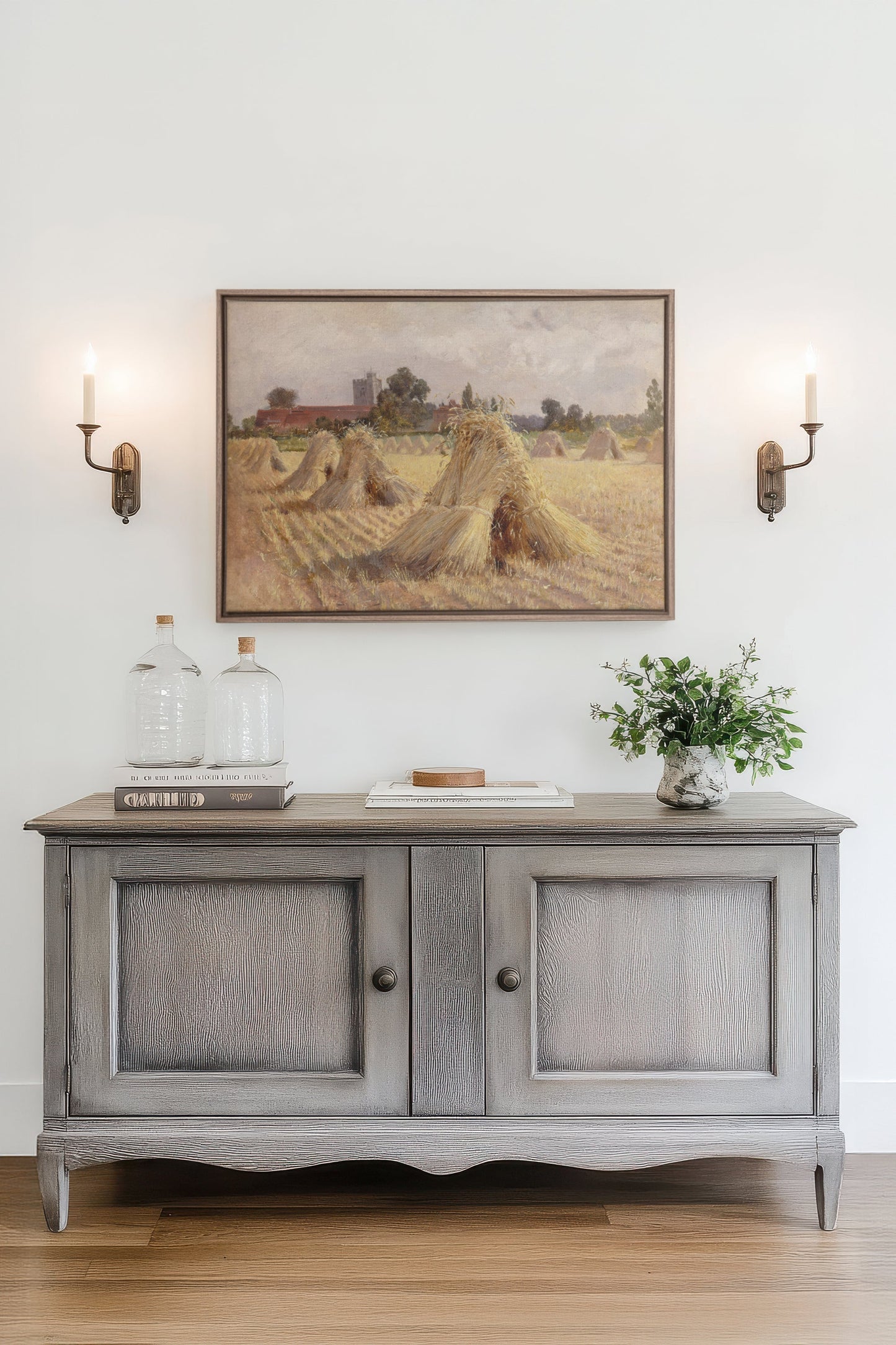 FELD DER ERINNERUNGEN, Werk auf gespannter Leinwand
