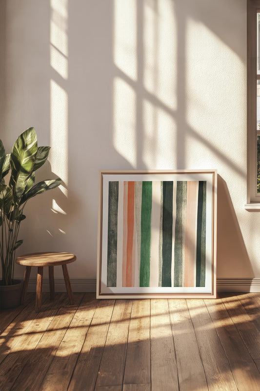 NATURAL LINES, Werk auf gespannter Leinwand
