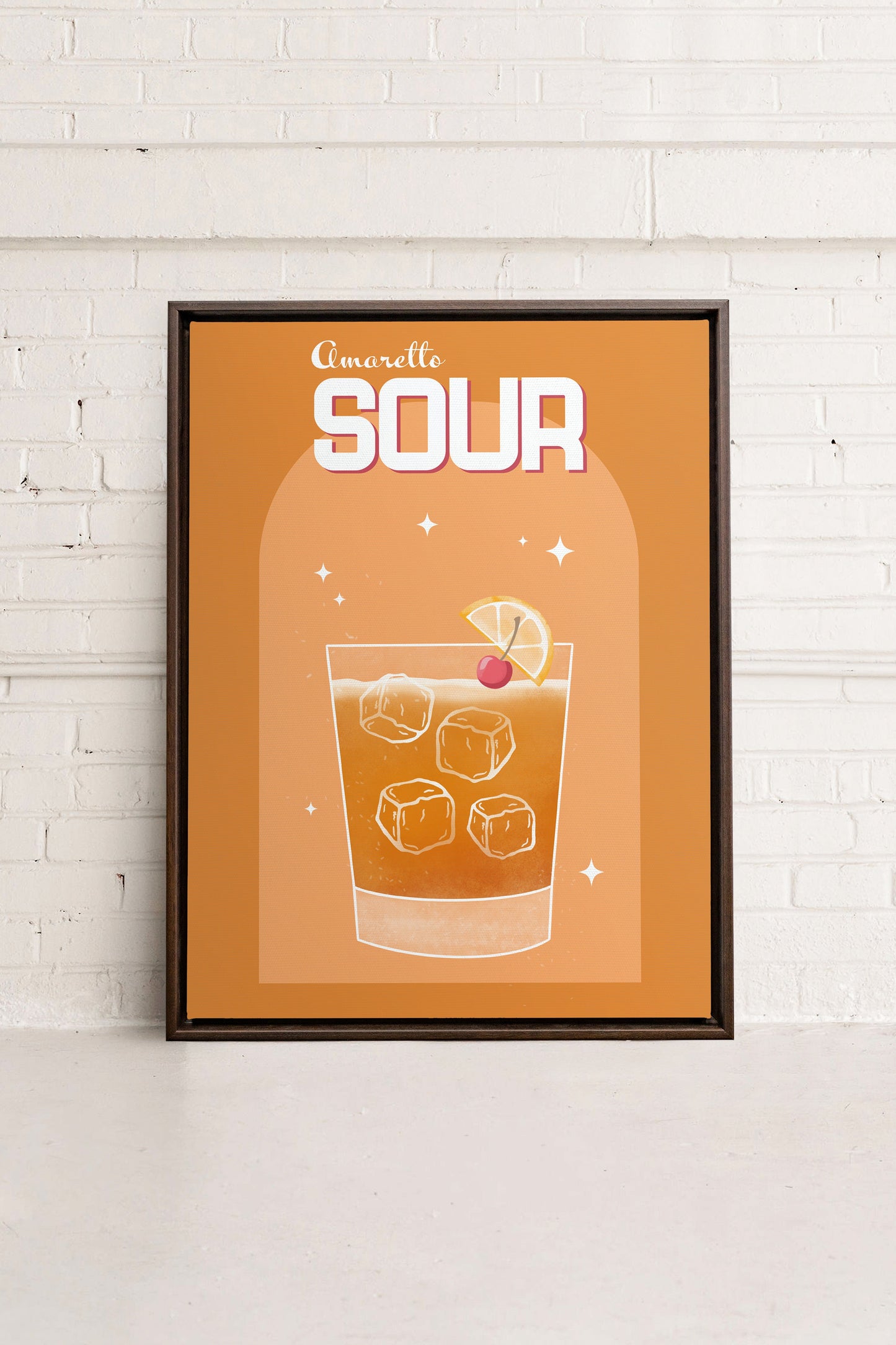 AMARETTO SOUR, Kunst auf gespannter Leinwand