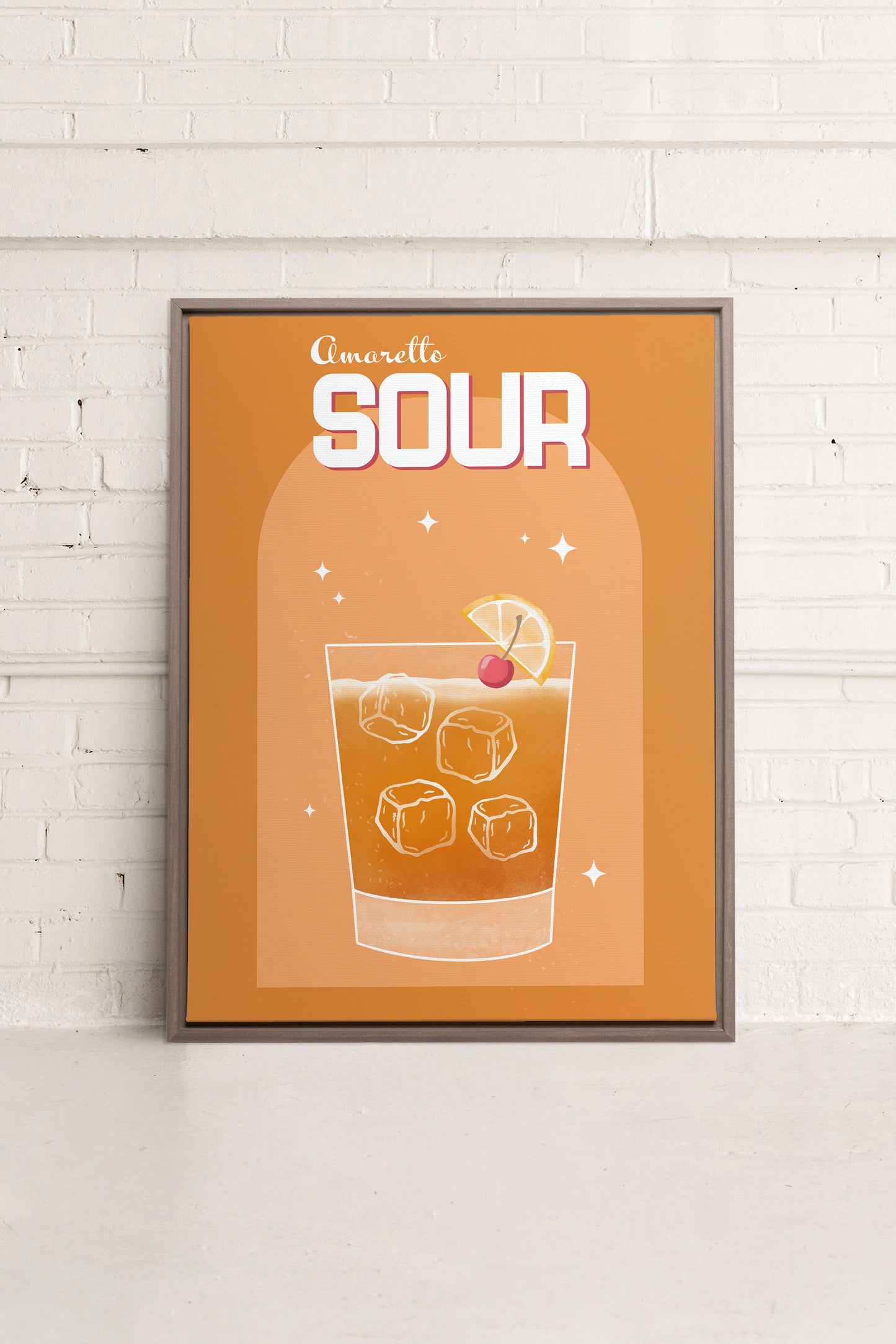 AMARETTO SOUR, Kunst auf gespannter Leinwand
