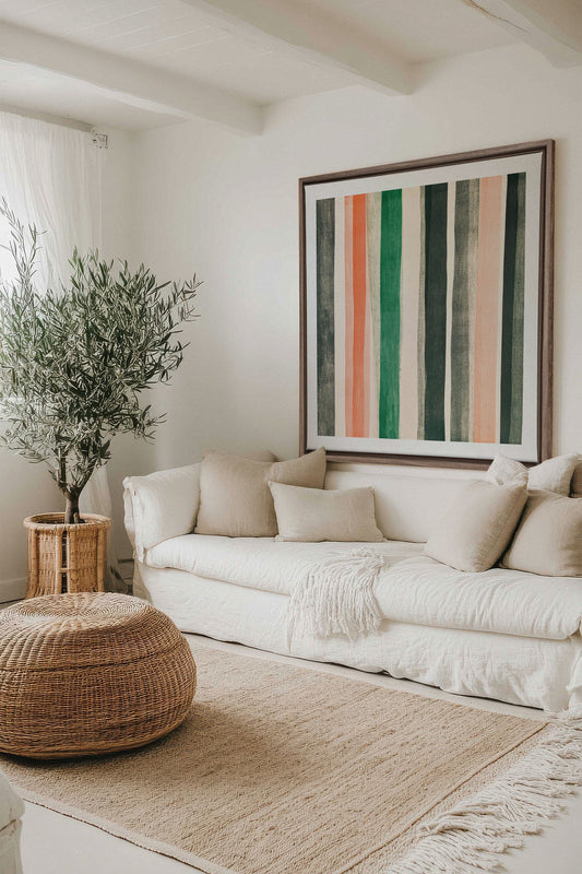 NATURAL LINES, Werk auf gespannter Leinwand