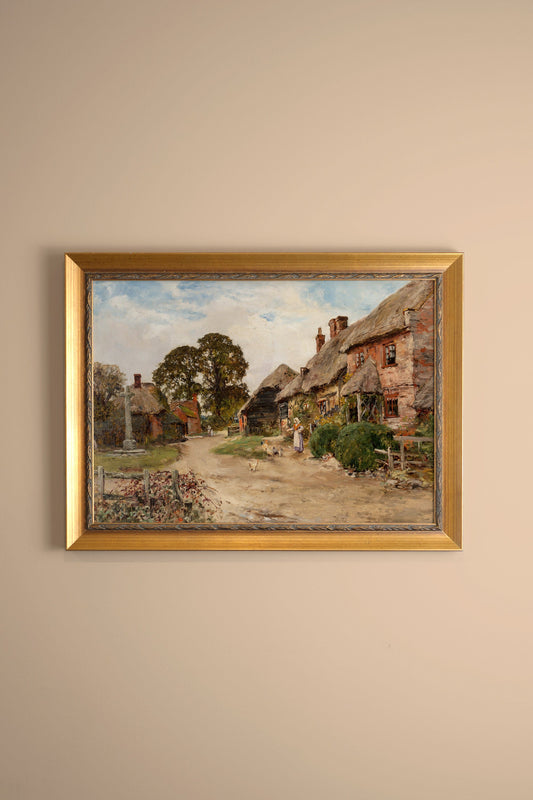 AU COEUR DU VILLAGE, CADRE VINTAGE OR