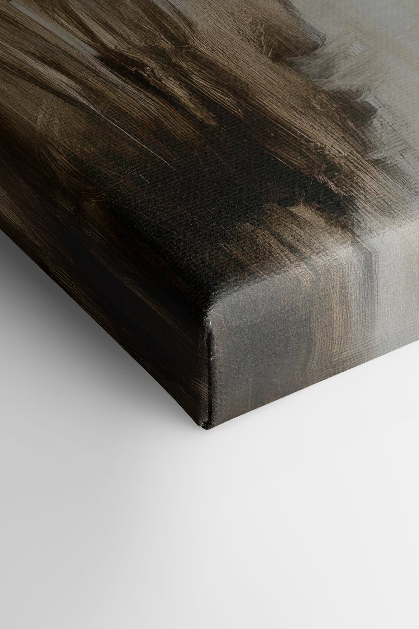 NEBELHAFT BLAUER HORIZONT, Kunst auf gespannter Leinwand