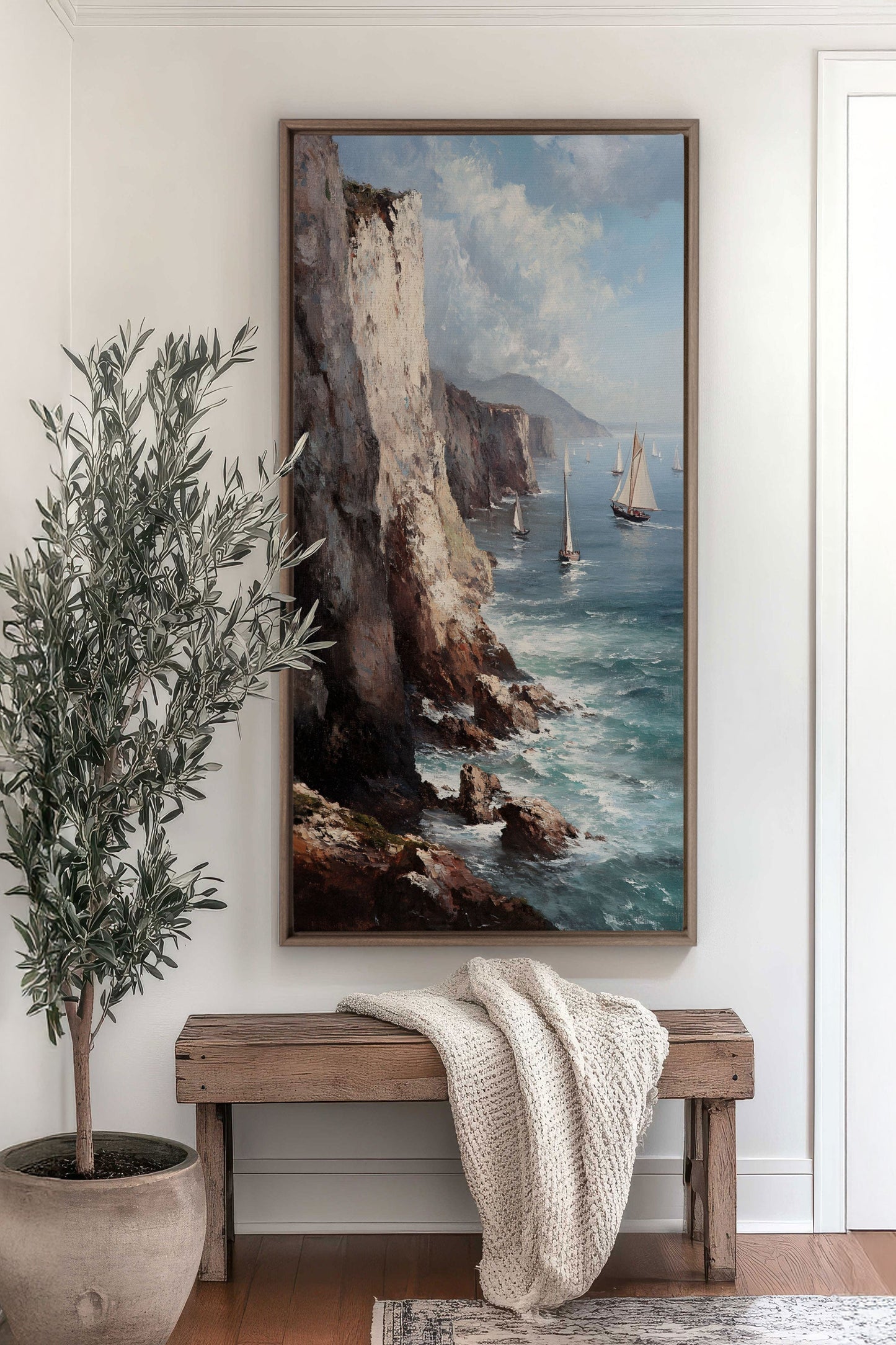 SHORES OF INFINITY, Oeuvre sur toile étirée