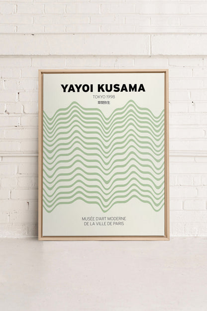YAYOI I, Werk auf gespannter Leinwand
