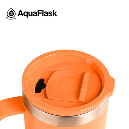 Aquaflask Thermobecher isoliert mit Deckel und Henkel 415ml (14 oz)