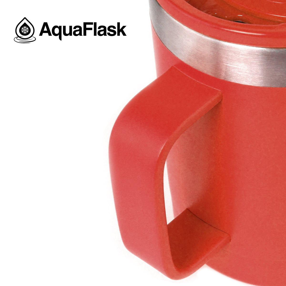 Aquaflask Thermobecher isoliert mit Deckel und Henkel 415ml (14 oz)