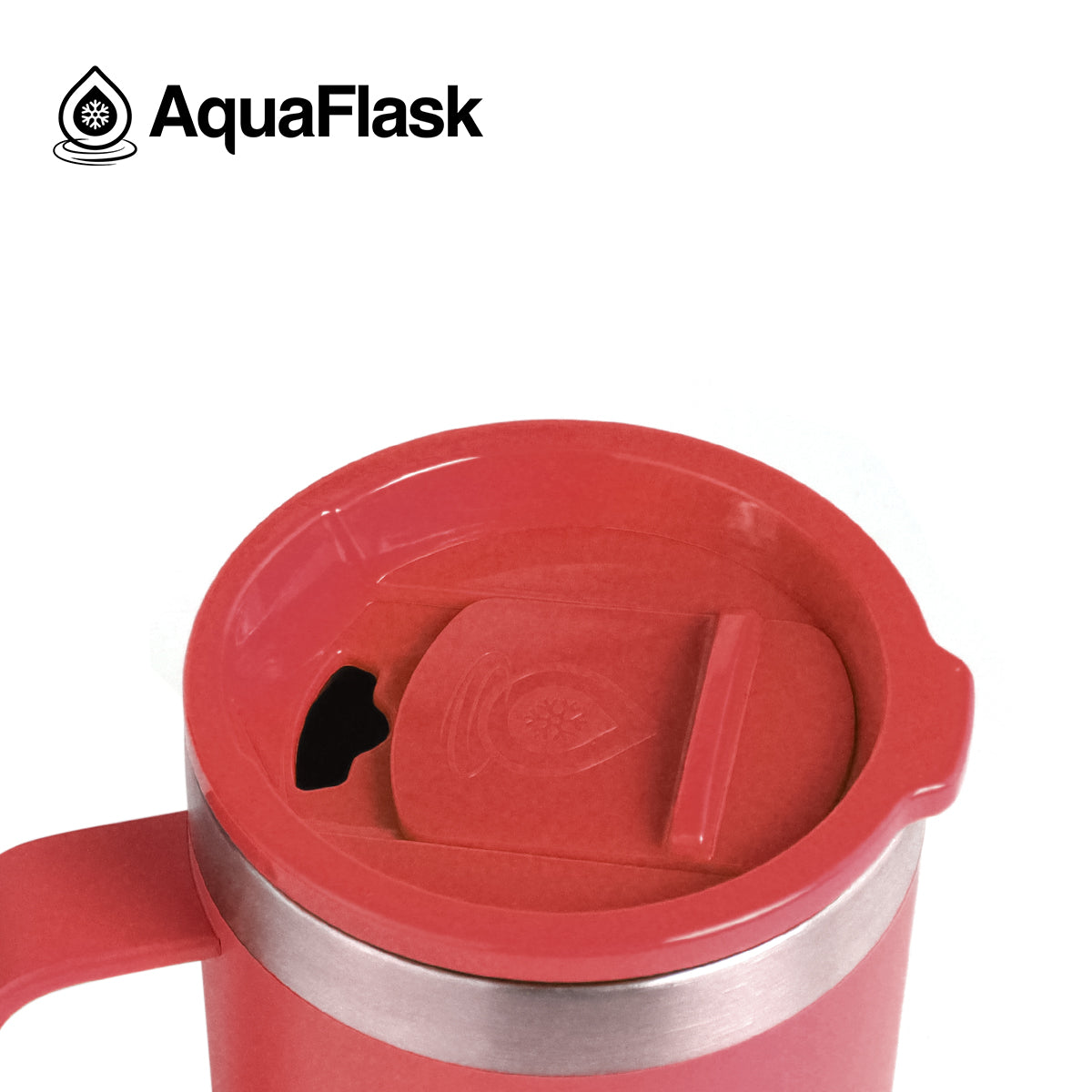 Aquaflask Thermobecher isoliert mit Deckel und Henkel 415ml (14 oz)
