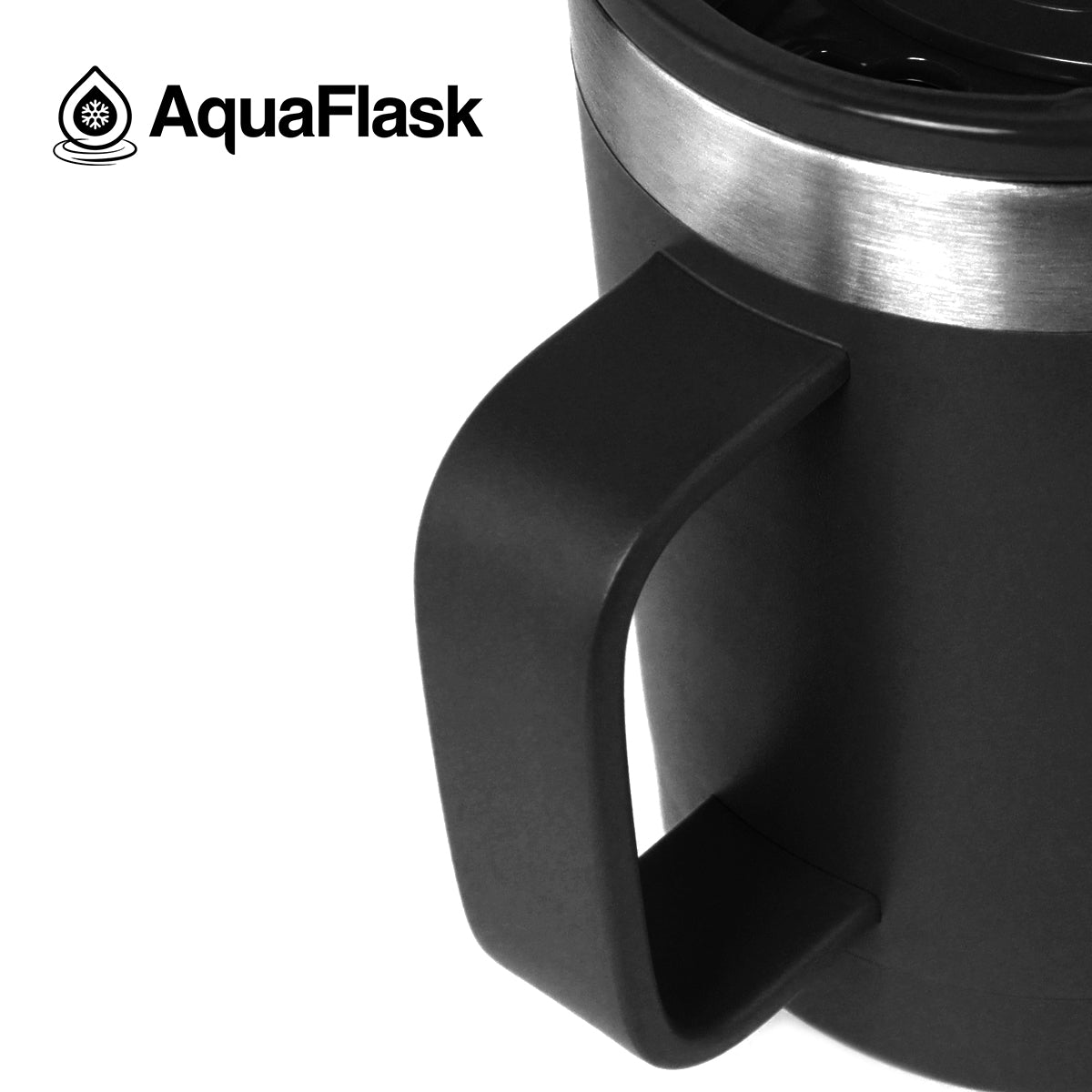 Aquaflask Thermobecher isoliert mit Deckel und Henkel 415ml (14 oz)