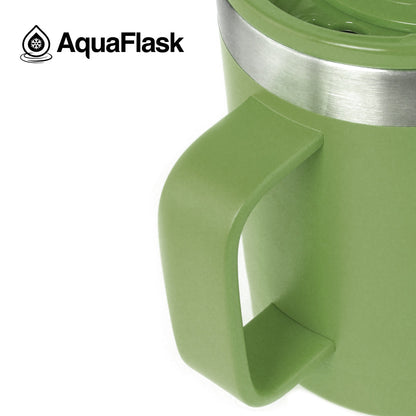 Aquaflask Thermobecher isoliert mit Deckel und Henkel 415ml (14 oz)