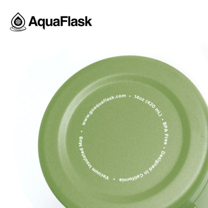 Aquaflask Thermobecher isoliert mit Deckel und Henkel 415ml (14 oz)