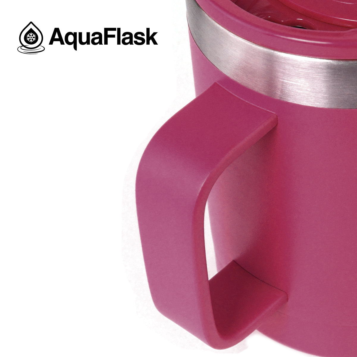 Aquaflask Thermobecher isoliert mit Deckel und Henkel 415ml (14 oz)