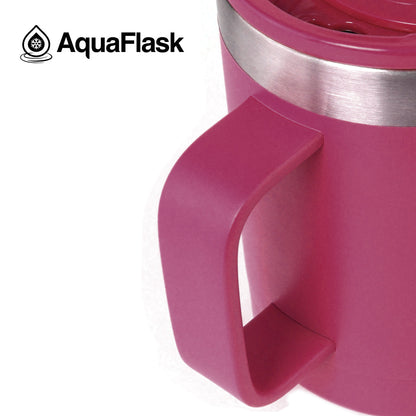 Aquaflask Thermobecher isoliert mit Deckel und Henkel 415ml (14 oz)