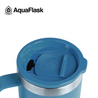 Aquaflask Thermobecher isoliert mit Deckel und Henkel 415ml (14 oz)