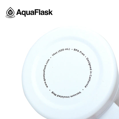 Aquaflask Thermobecher isoliert mit Deckel und Henkel 415ml (14 oz)