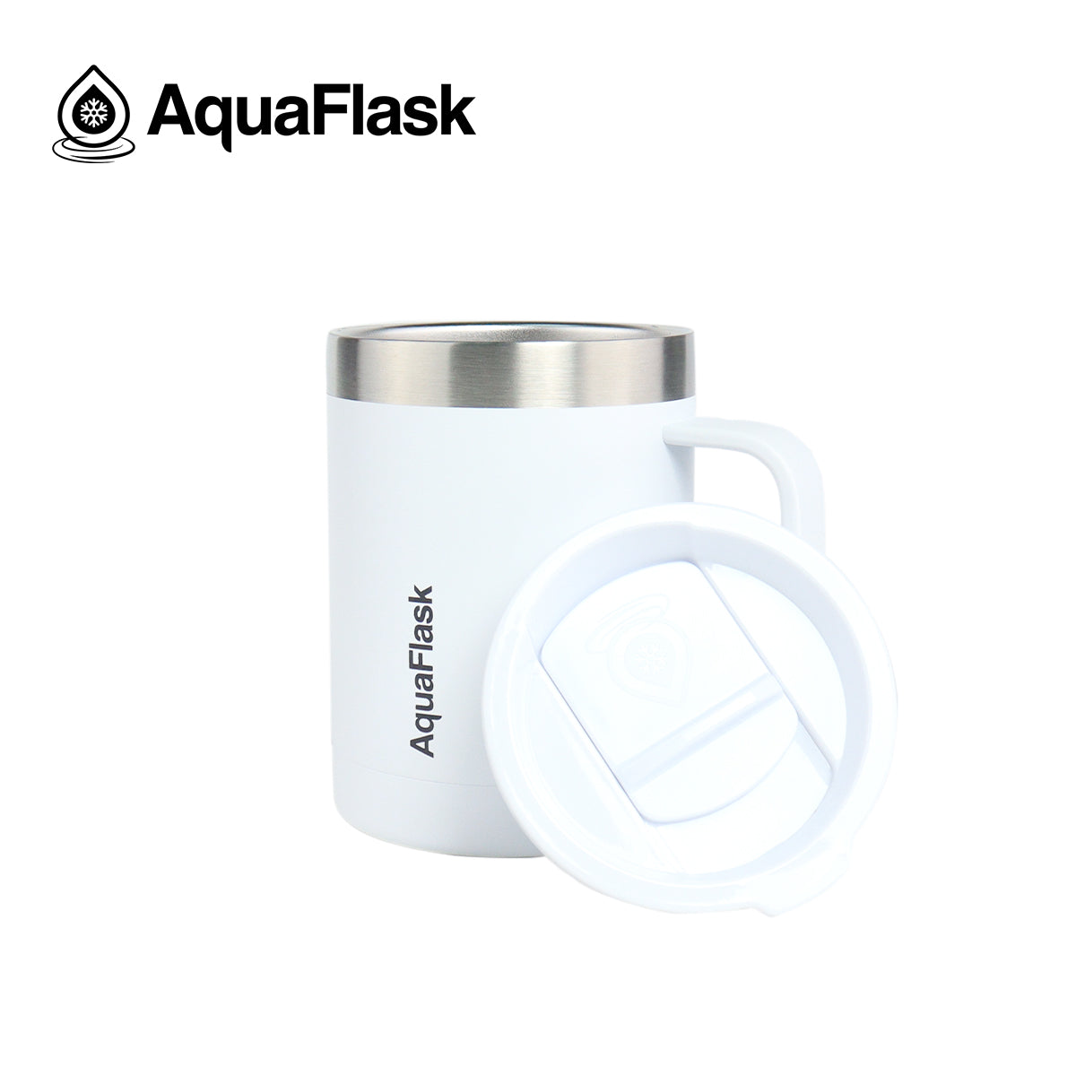Aquaflask Thermobecher isoliert mit Deckel und Henkel 415ml (14 oz)
