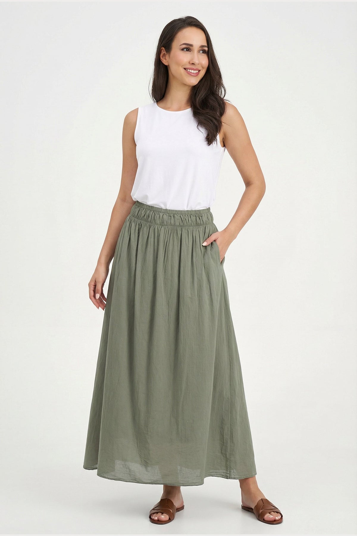 Women's Woven Sleeveless Top
