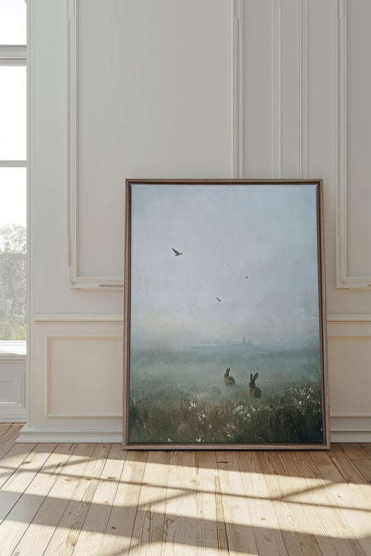 Verzaubertes Erwachen, Werk auf gespannter Leinwand
