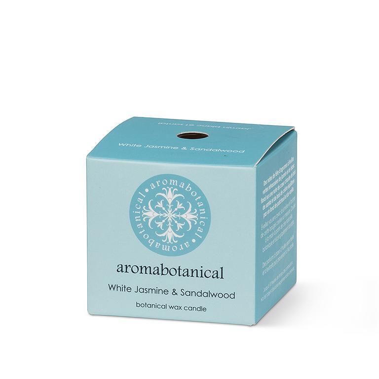 Mini-Jasmin-Sandelholz-Kerze mit beruhigendem Duft von Aromabotanical
