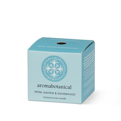 Mini-Jasmin-Sandelholz-Kerze mit beruhigendem Duft von Aromabotanical