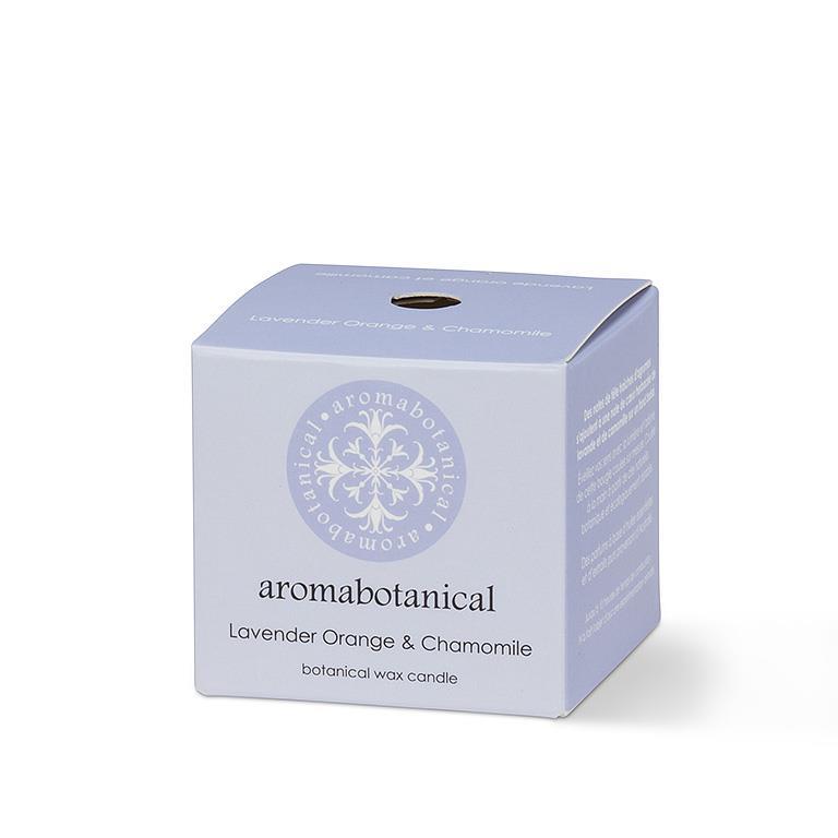 Mini Lavendel-Orange-Kamille-Kerze mit beruhigender Mischung von Aromabotanical