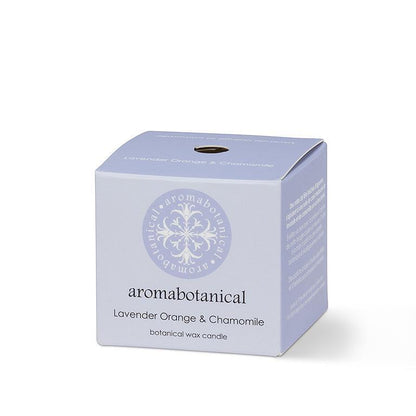 Mini Lavendel-Orange-Kamille-Kerze mit beruhigender Mischung von Aromabotanical