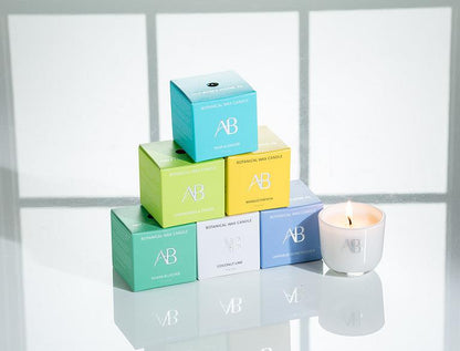 Mini Birnen-Ingwer-Duftkerze mit Gewürz- & Ambernoten von Aromabotanical