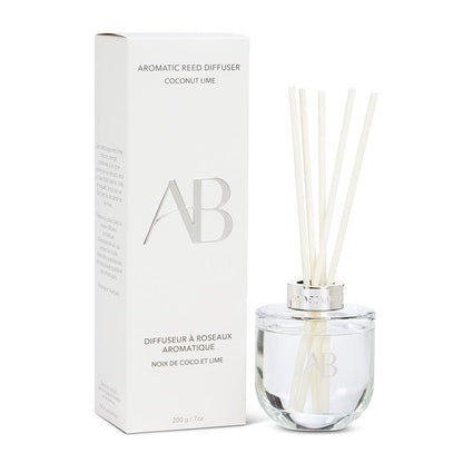Kokosnuss-Limette Reed Diffuser mit tropischem Zitrusduft von Aromabotanical