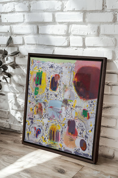 RYTHME CHROMATIQUE, Kunstwerk auf gespannter Leinwand