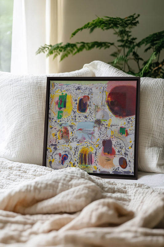 RYTHME CHROMATIQUE, Kunstwerk auf gespannter Leinwand