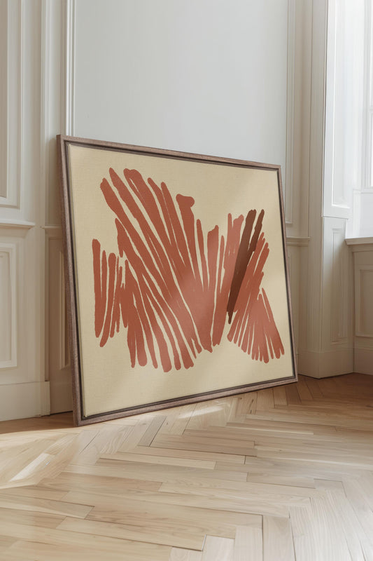 BURNT ECHO, stretched canvas artwork