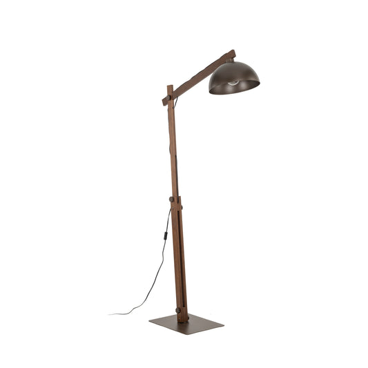 Oslo Brown Scandinavian Minimalist Floor Lamp for Living Room, Bedroom & Modern Interior Lighting - AURABAGS SHOP