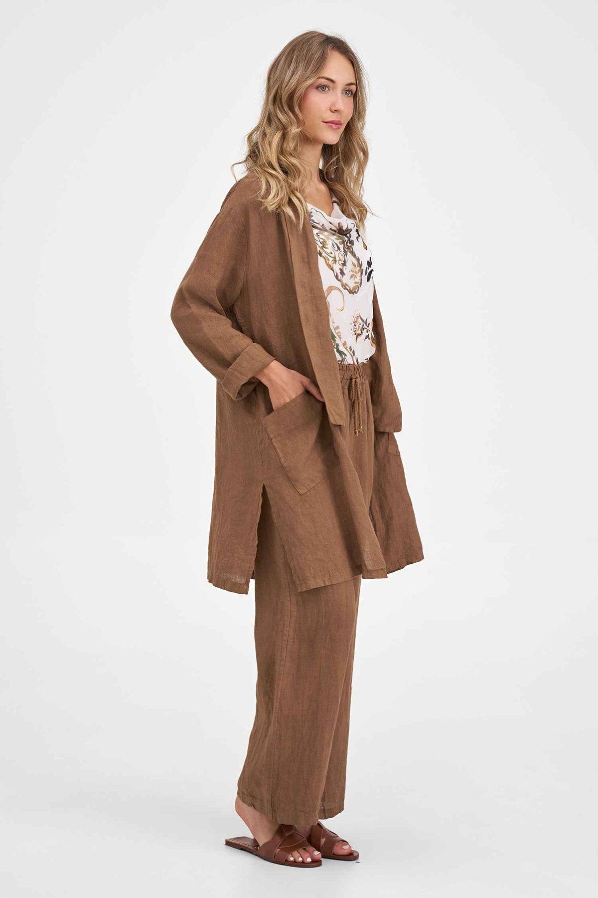 Women's Woven Cardigan