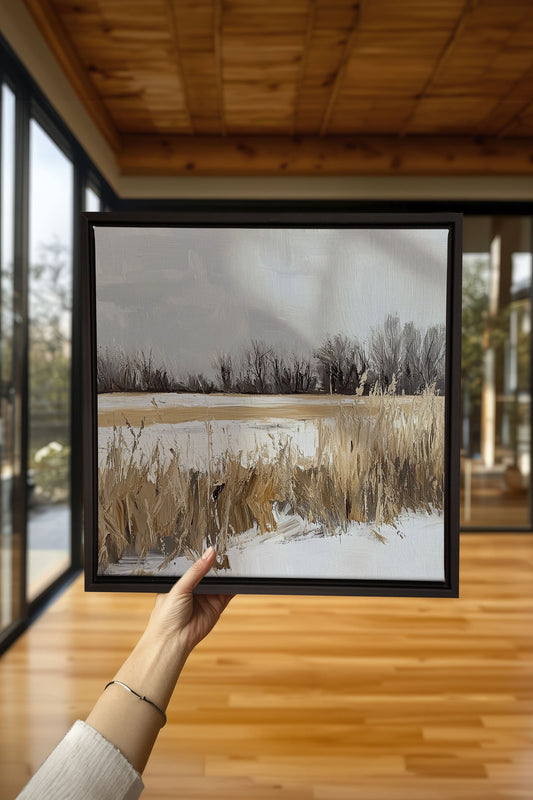 WINTERFELDER, Werk auf gespannter Leinwand