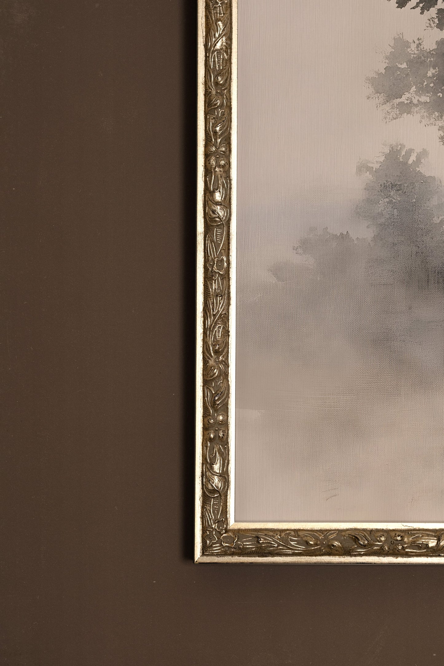 FOG SILENCE, SILVER VINTAGE FRAME