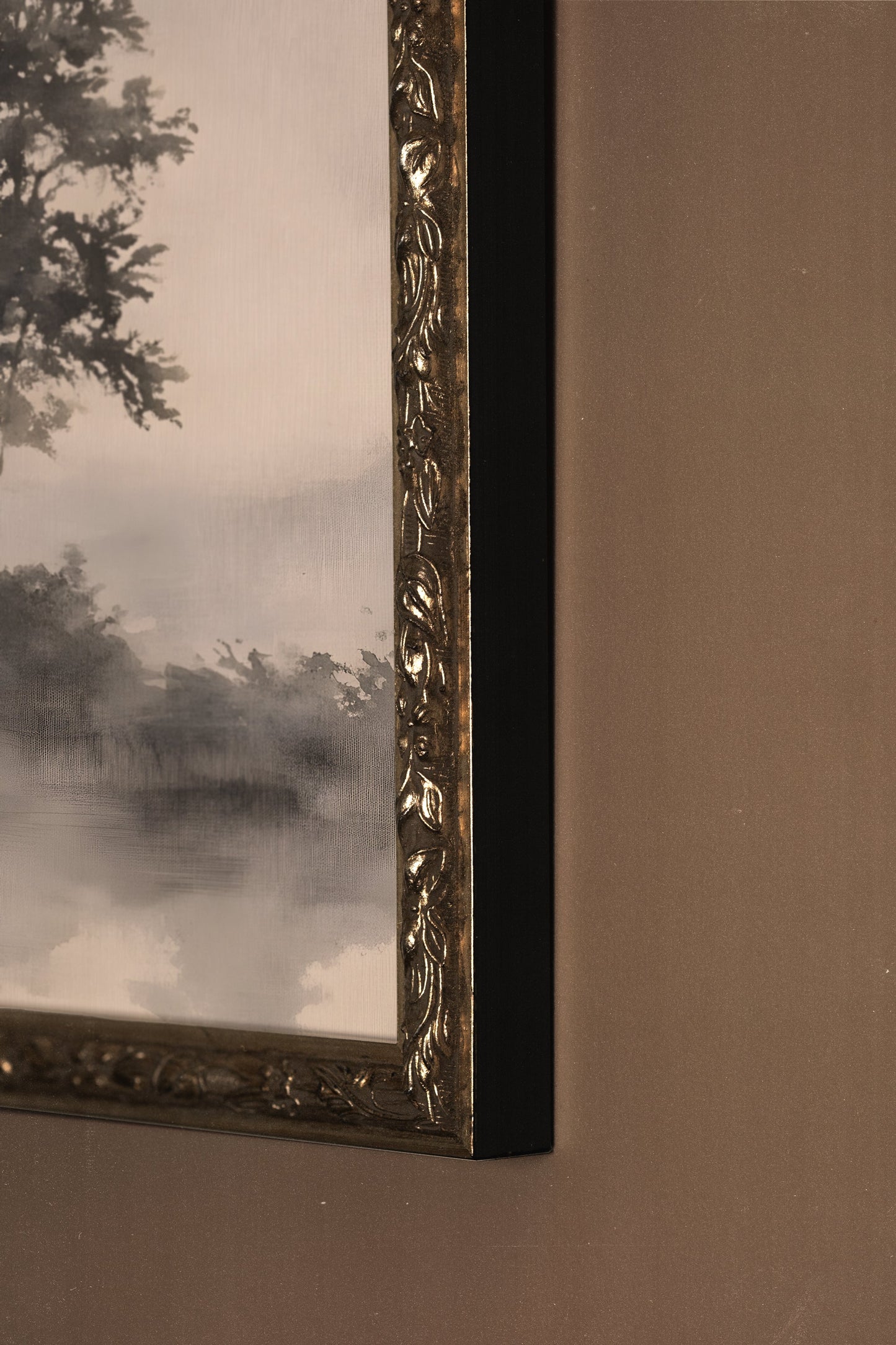 FOG SILENCE, SILVER VINTAGE FRAME