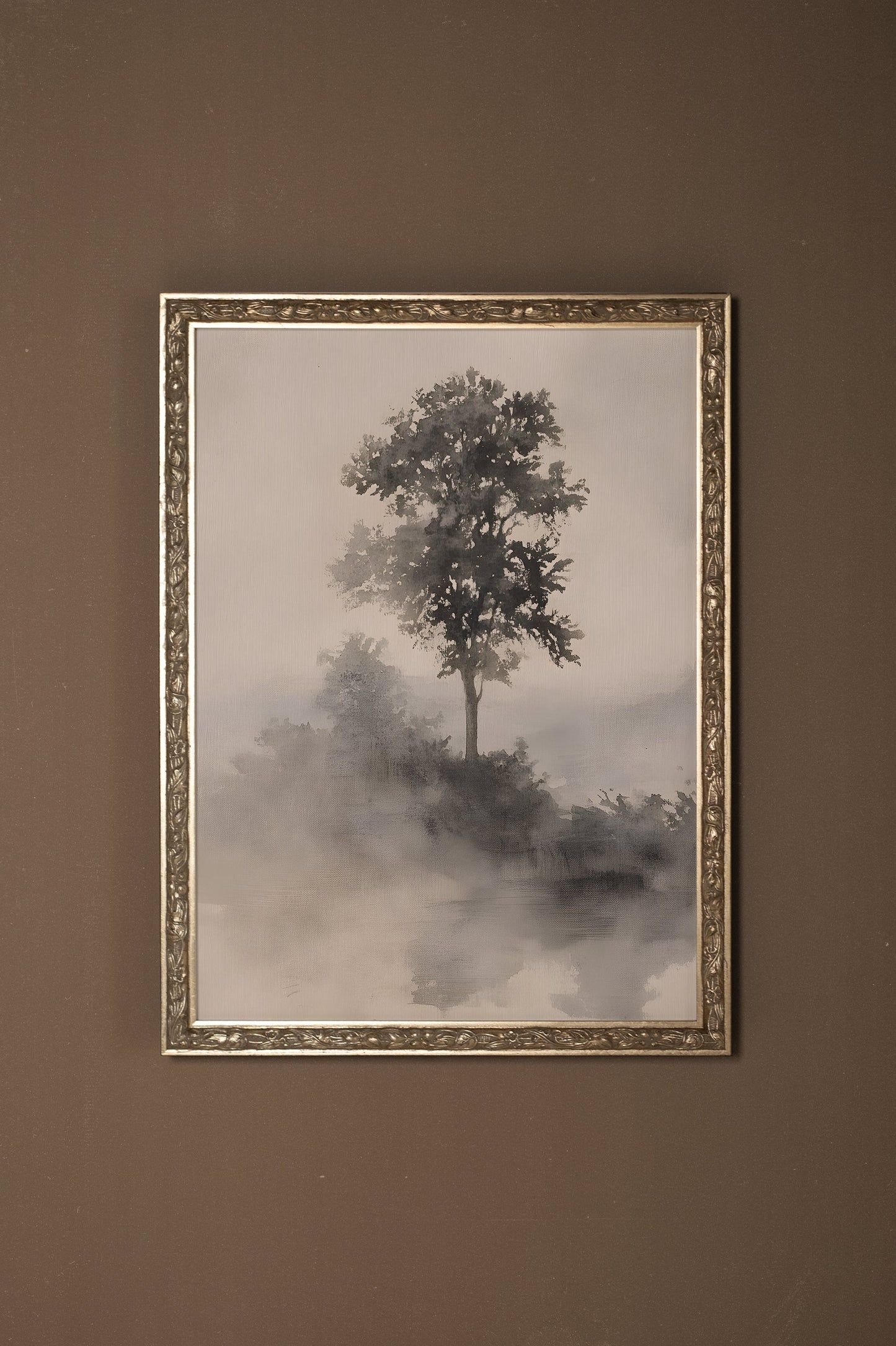 FOG SILENCE, SILVER VINTAGE FRAME