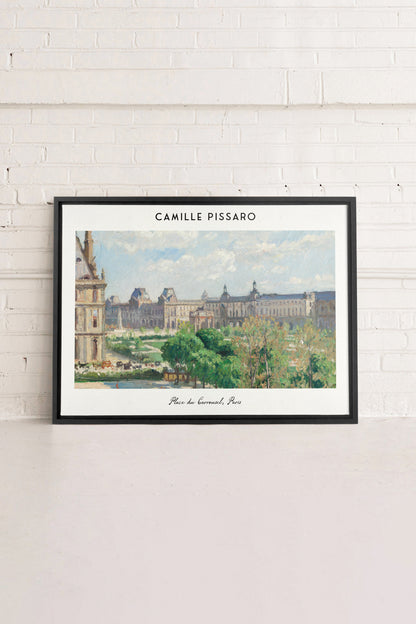 PLACE DU CARROUSEL, Werk auf gespannter Leinwand