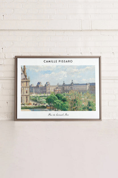 PLACE DU CARROUSEL, Werk auf gespannter Leinwand