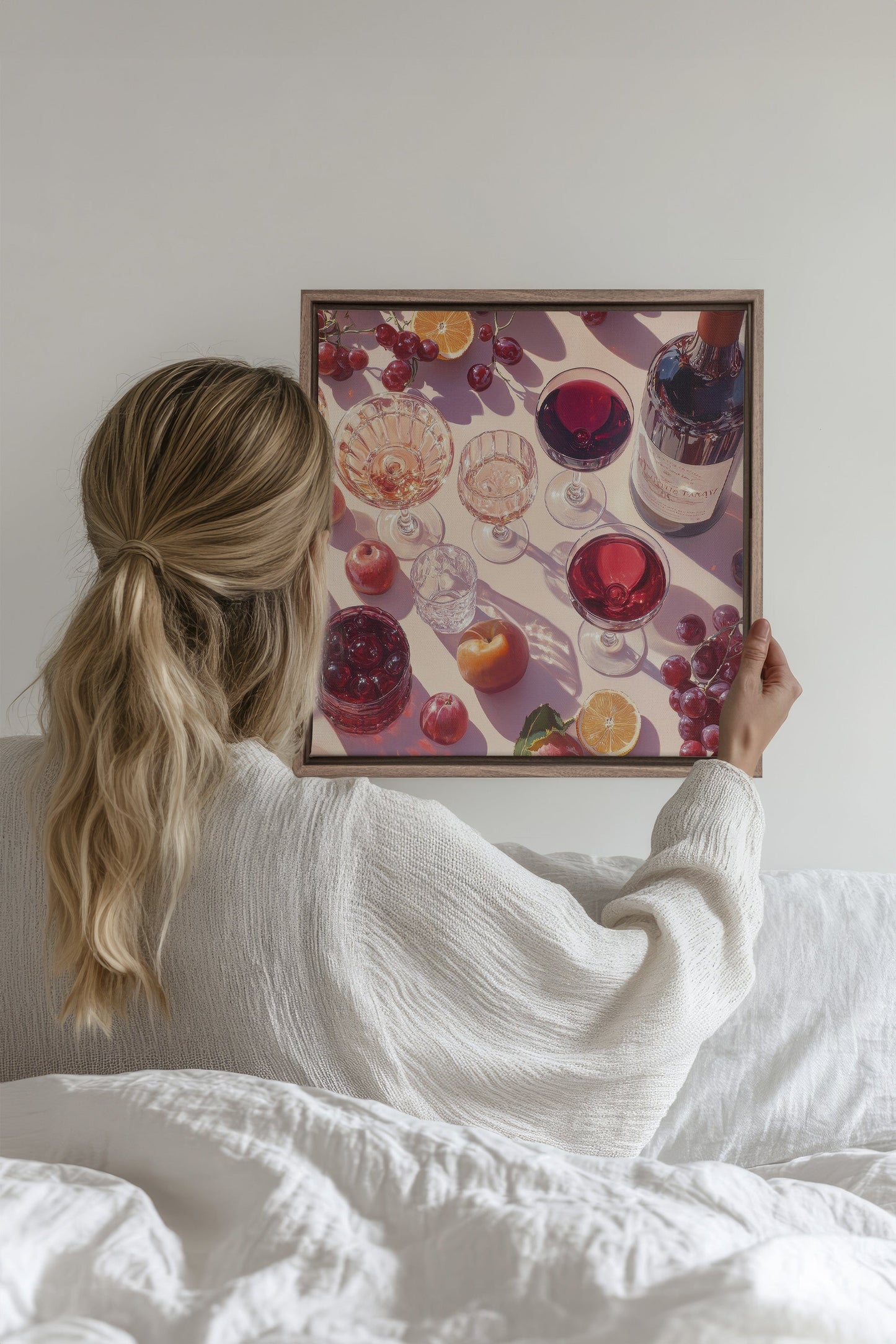 SAISONCOCKTAIL, Mischtechnik auf gespannter Leinwand