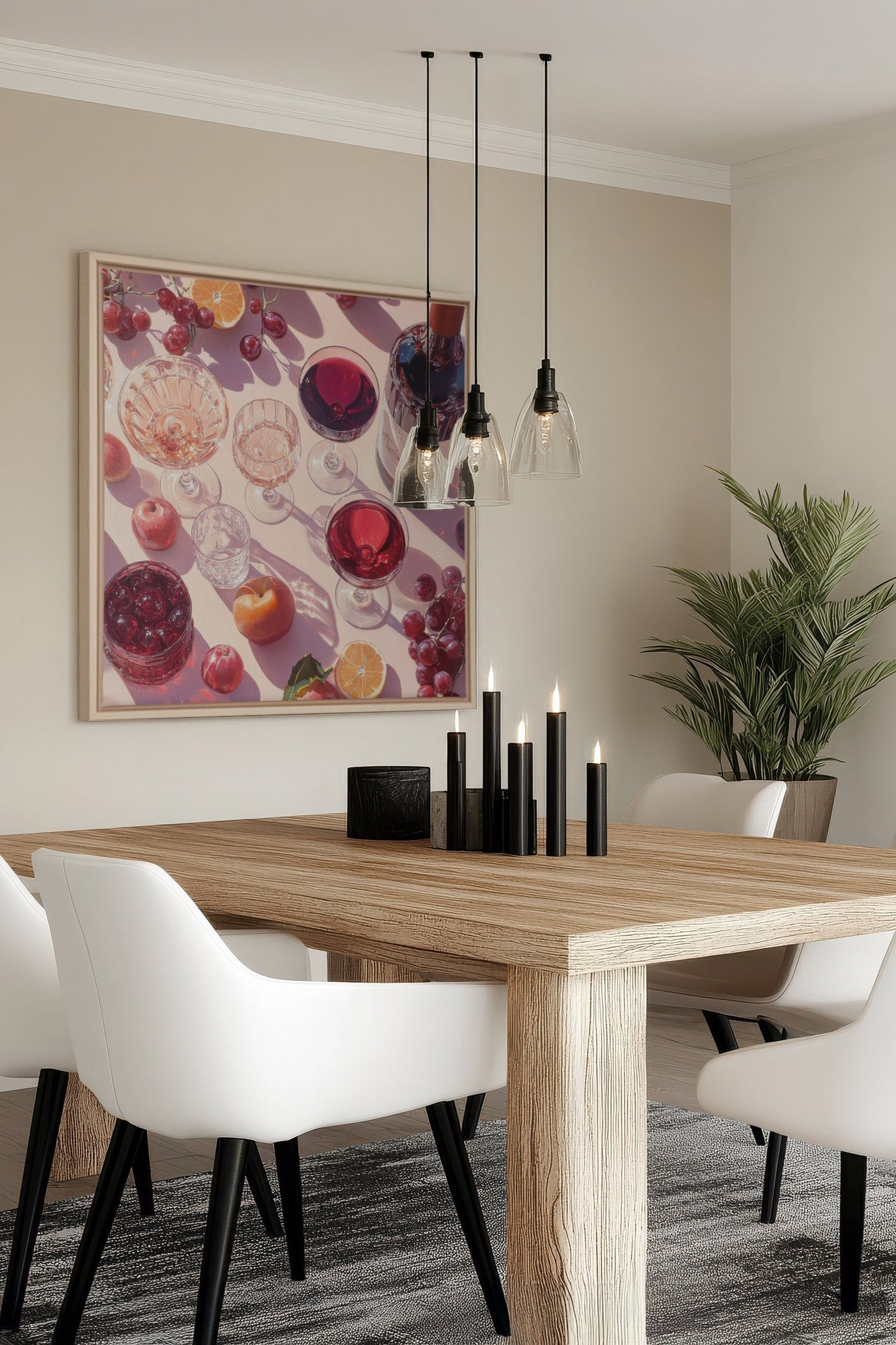 SAISONCOCKTAIL, Mischtechnik auf gespannter Leinwand