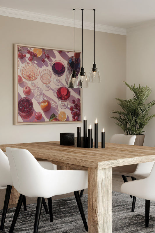 SAISONCOCKTAIL, Mischtechnik auf gespannter Leinwand