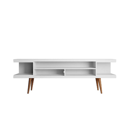 Eureka Modern 70,47" TV-Lowboard mit 4 Ablagen – Weiß