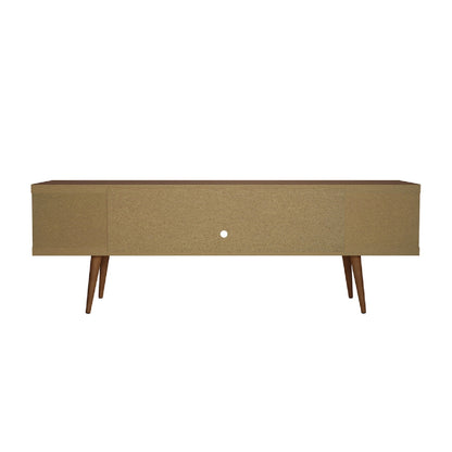 Eureka Modern 70.47" TV-Lowboard mit 4 Regalen – Ahorn Creme
