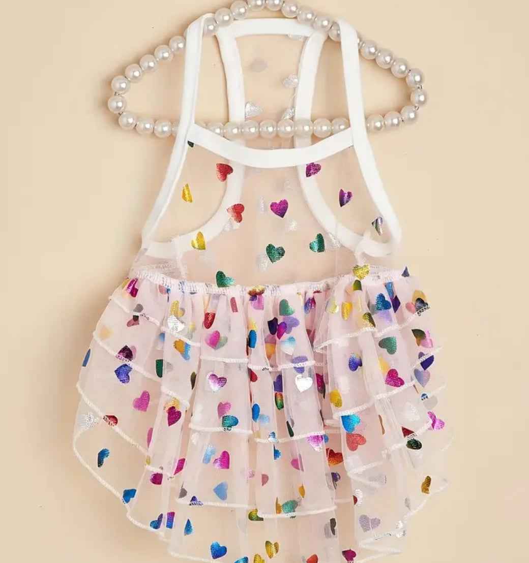 Heart Love Dog Dress | Designer Pet Dress