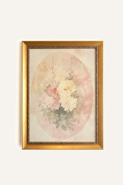 BLOSSOMING, VINTAGE FRAME OR
